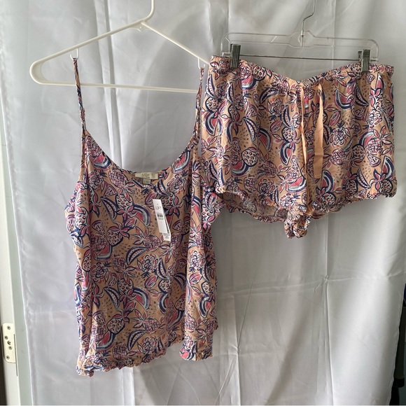 NWT Loft sleep pj’s tropical pineapple watermelon print. SZ L. NWT - Picture 8 of 12